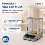 MK500 Digital Gold Weight Machine (MK 510 GLE SD)  | PrecisionPro | Jewellery Scale