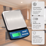 A 122 PRO MAX | Digital Kitchen Scale | Chefpro