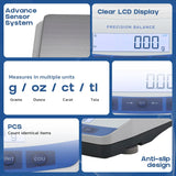 MT3000 Digital Gold Weight Machine (MT 3KG WLC DD) | PrecisionPro | Jewellery Scale