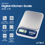 A 145 | Digital Kitchen Scale | ChefPro